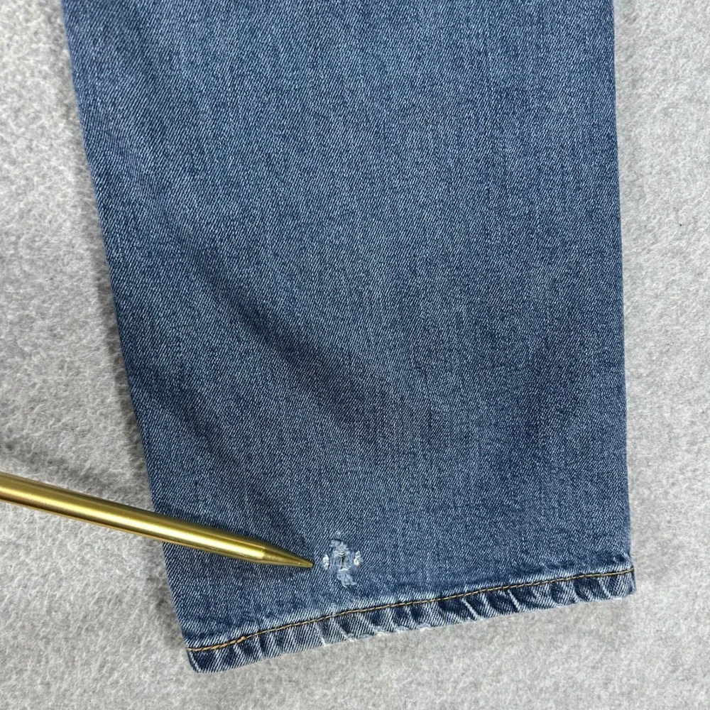 Levis Jeans 505 Mens 36x32 Blue Denim Straight Leg Casual Workwear